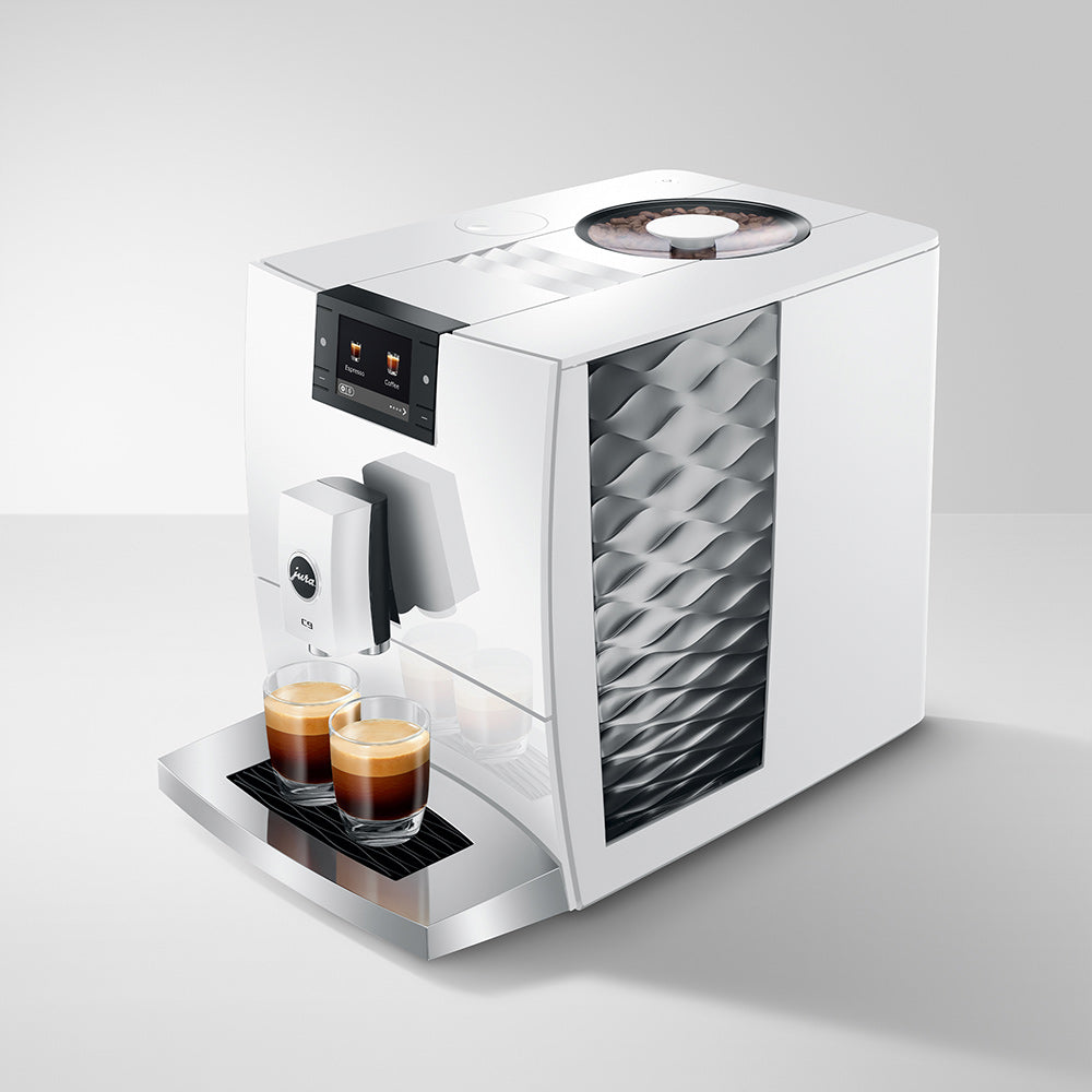 Jura C9 Piano White Coffee Machine 15738 - Design and Grace