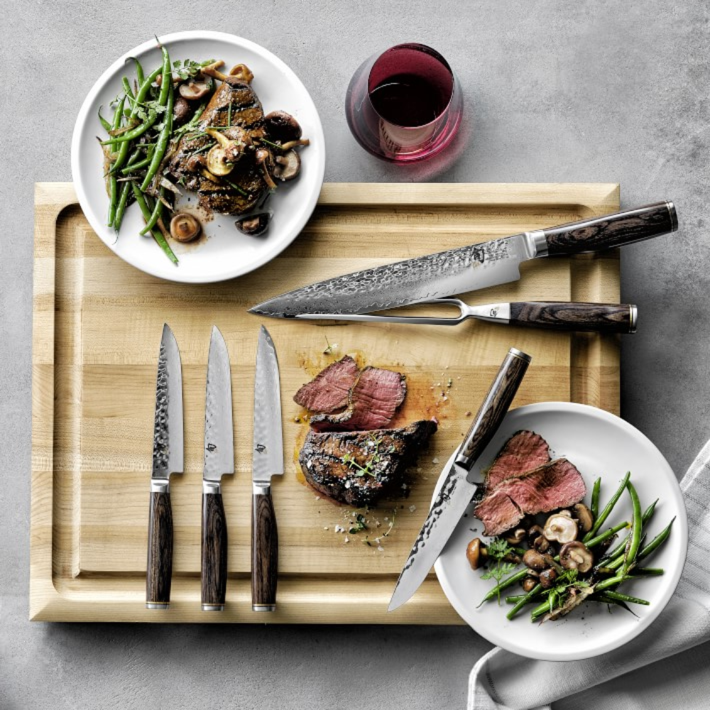 Shun Premier 4 Piece Steak Knife Set - Design and Grace
