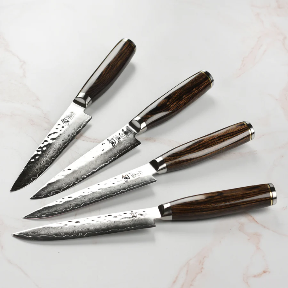 Shun Premier 4 Piece Steak Knife Set - Design and Grace