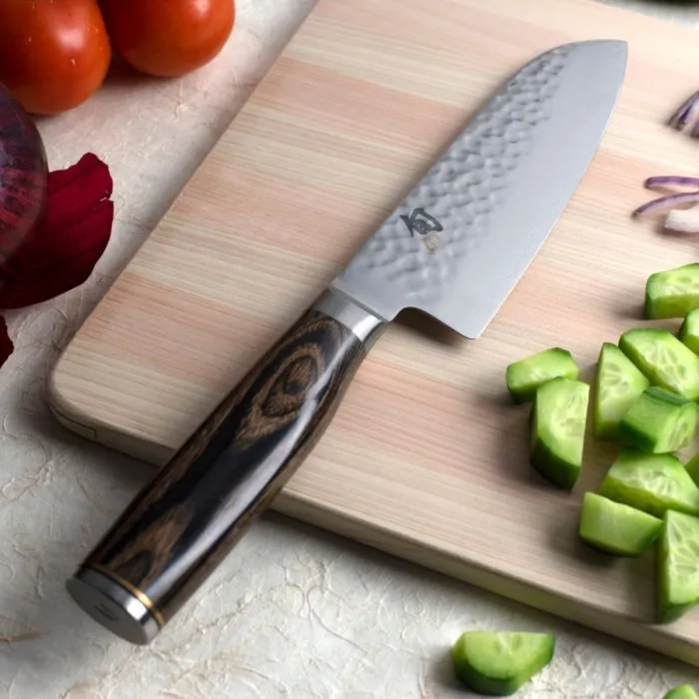 Shun Premier Santoku 5.5" - Design and Grace