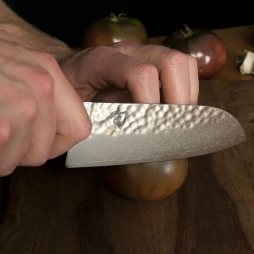 Shun Premier Santoku 5.5" - Design and Grace