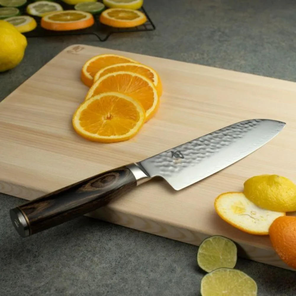 Shun Premier Santoku 7" - Design and Grace
