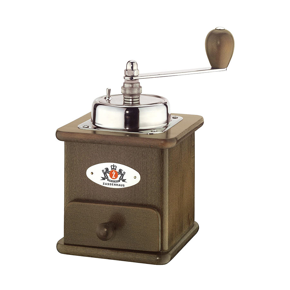 Zassenhaus "Brasilia" Manual Coffee Mill - Dark Beech Wood - Design and Grace