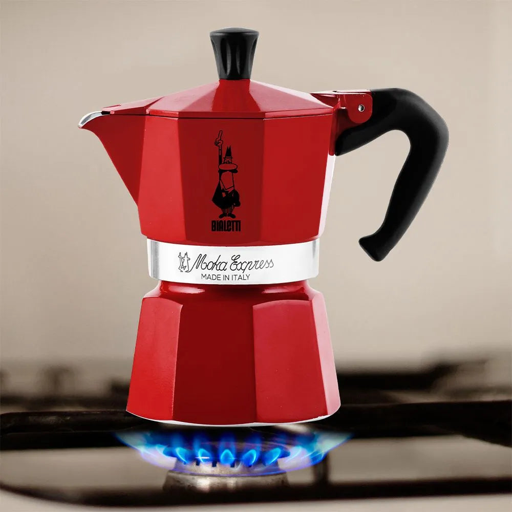 Bialetti - Moka Express - Red - Espresso Maker