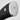 Close-up of the end cap with trident logo on the black handle of a WÜSTHOF CLASSIC IKON knife
