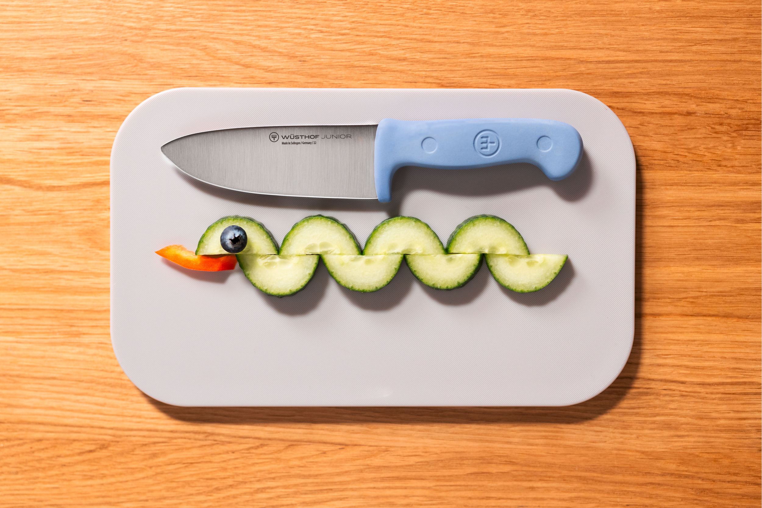 Wüsthof Junior 4" Chef's Knife Blue