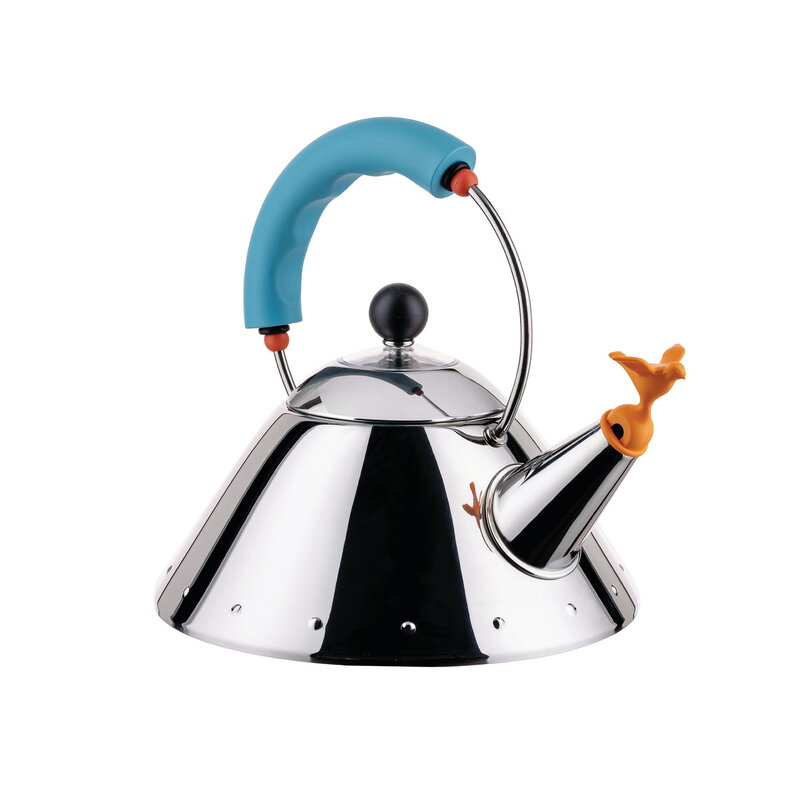 Alessi Michael Graves 9093/1 Kettle - 1 Liter - Light Blue