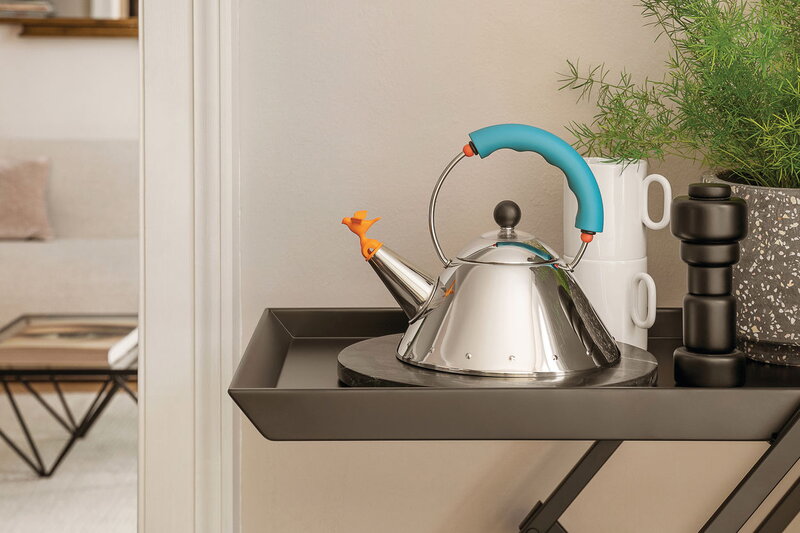 Alessi Michael Graves 9093/1 Kettle - 1 Liter - Light Blue