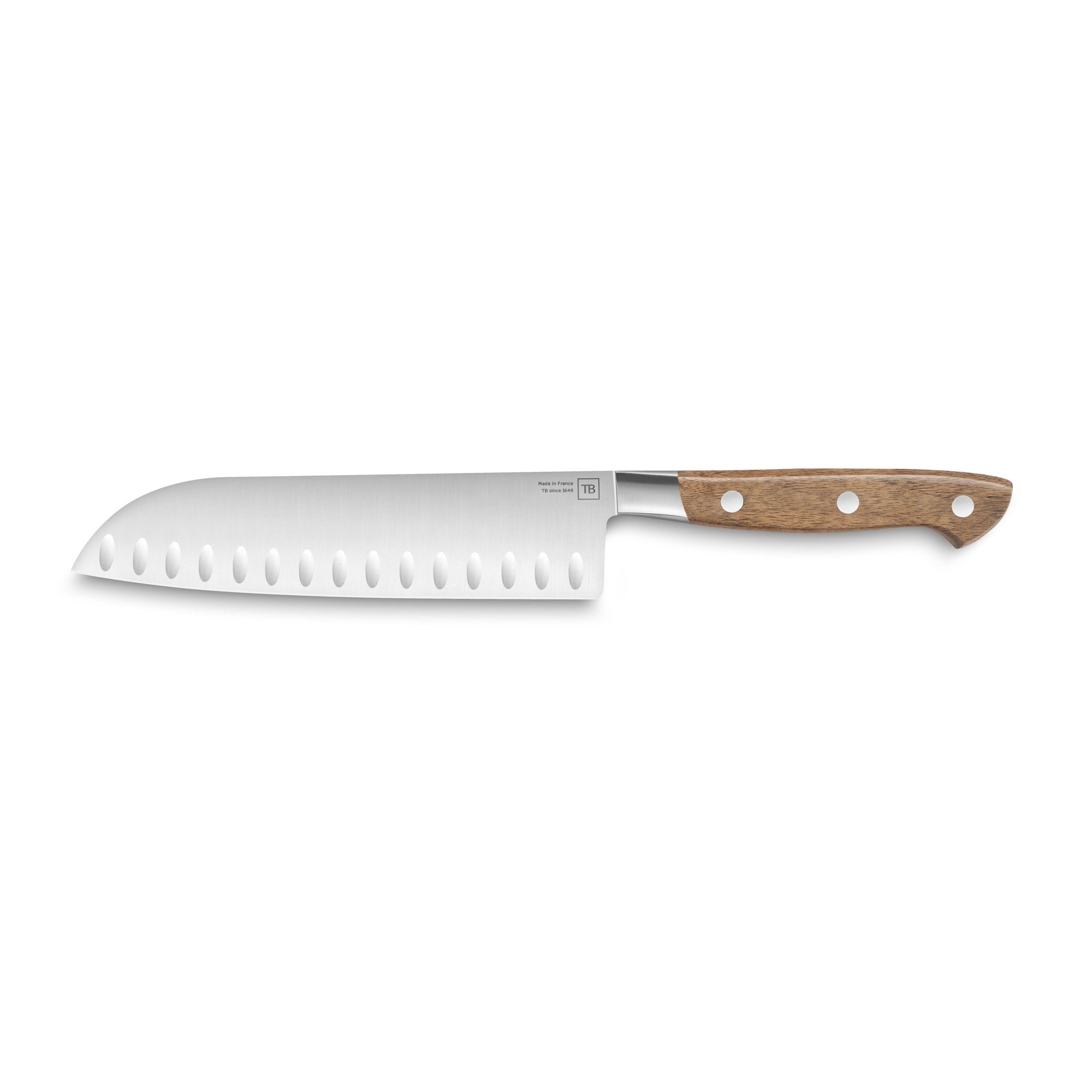 TB Tarrerias Bonjean - Georges - 6 Piece Kitchen Knife Block Set With Walnut Handles