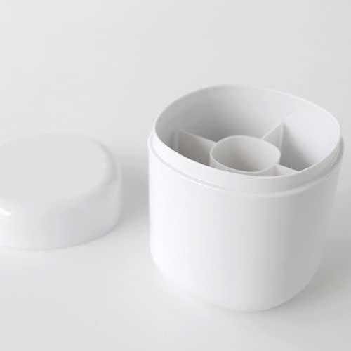 Alessi PL09 W Birillo Cotton Swabs Holder, White