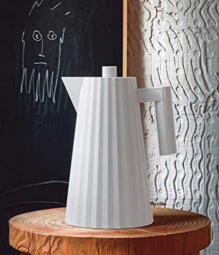 Alessi MDL06W/USA Plissé Electric Kettle - White