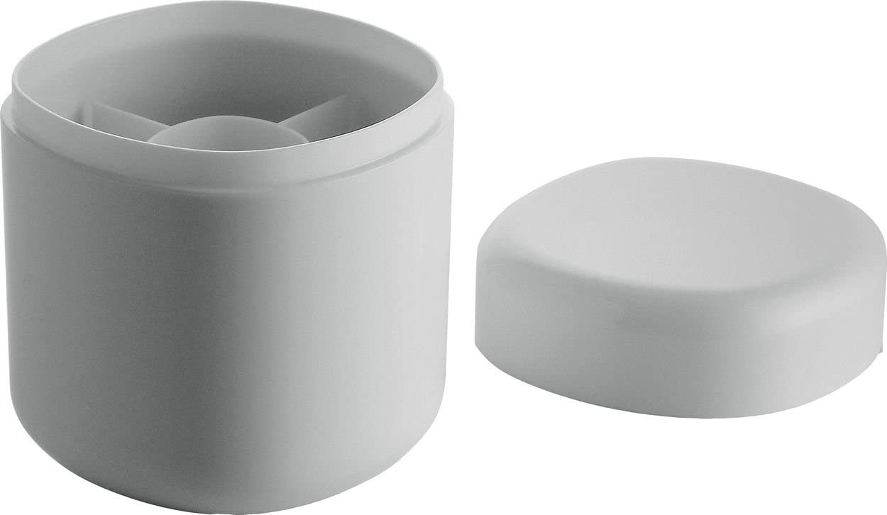 Alessi PL09 W Birillo Cotton Swabs Holder, White