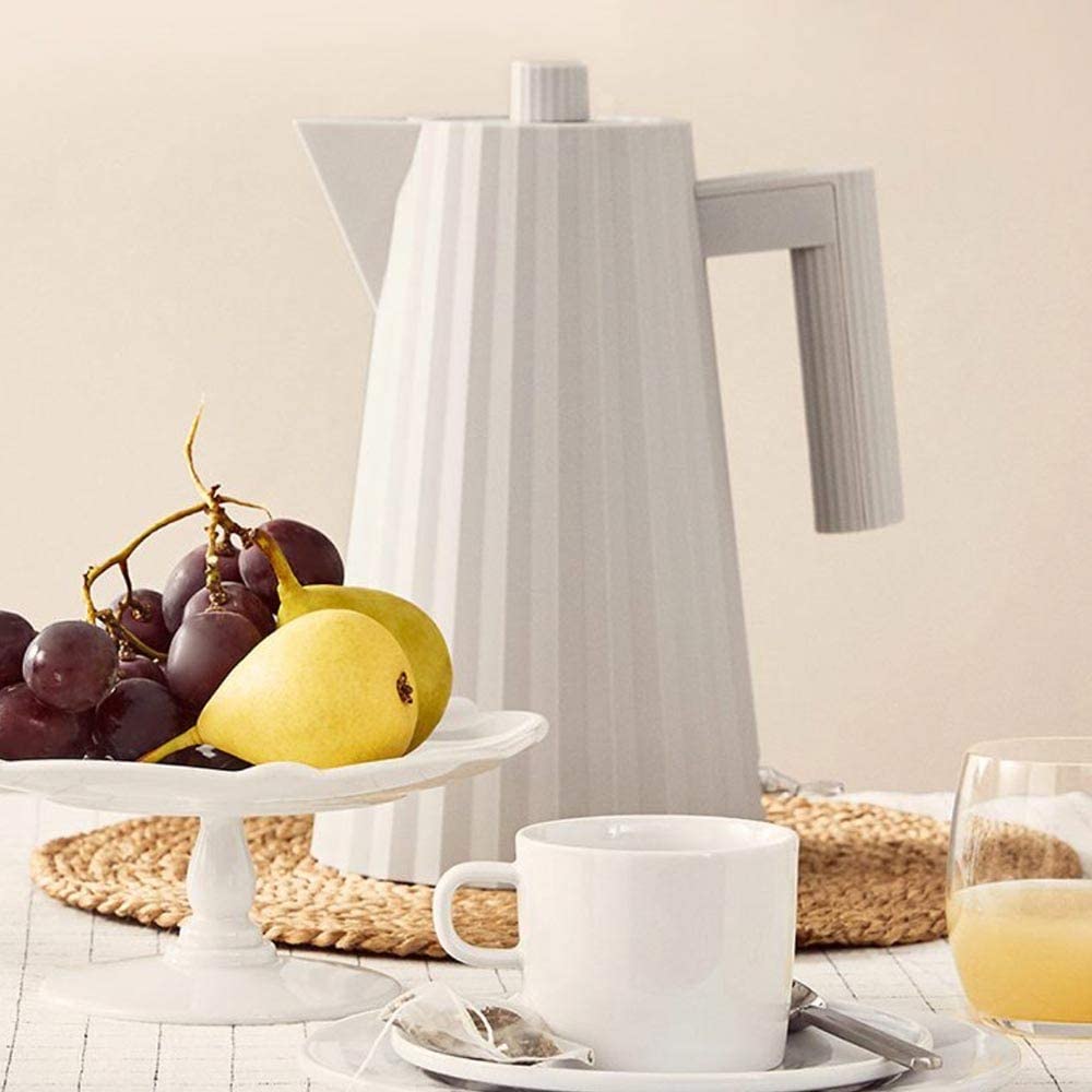 Alessi MDL06W/USA Plissé Electric Kettle - White