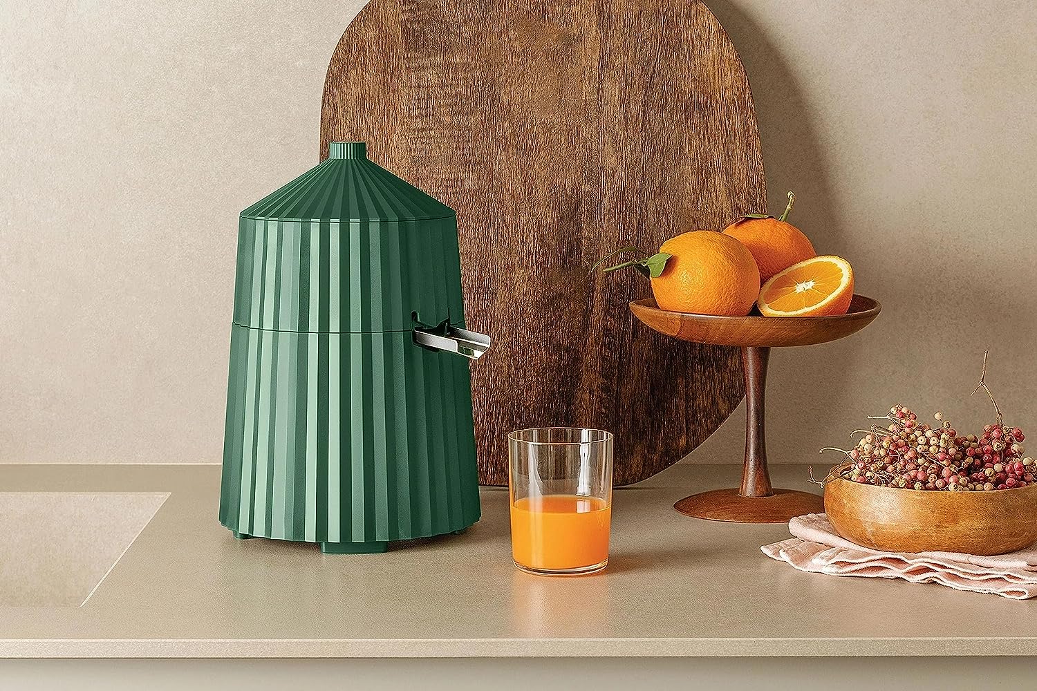 Alessi MDL07G/USA Plissé Electric Citrus-Squeezer , Green