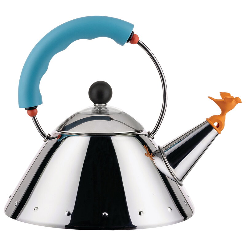 Alessi Michael Graves 9093/1 Kettle - 1 Liter - Light Blue
