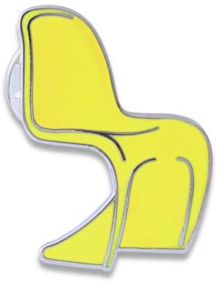 Acme Studio Pin "Chair" by Vernon Panton - Blue/Red/Yellow - Design and Grace