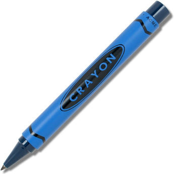 ACME Studio Crayon - Retractable Roller Ball Pen by Adrian Olabuenaga. Blue/Pink/Red/Purple/Teal/Yellow - Design and Grace