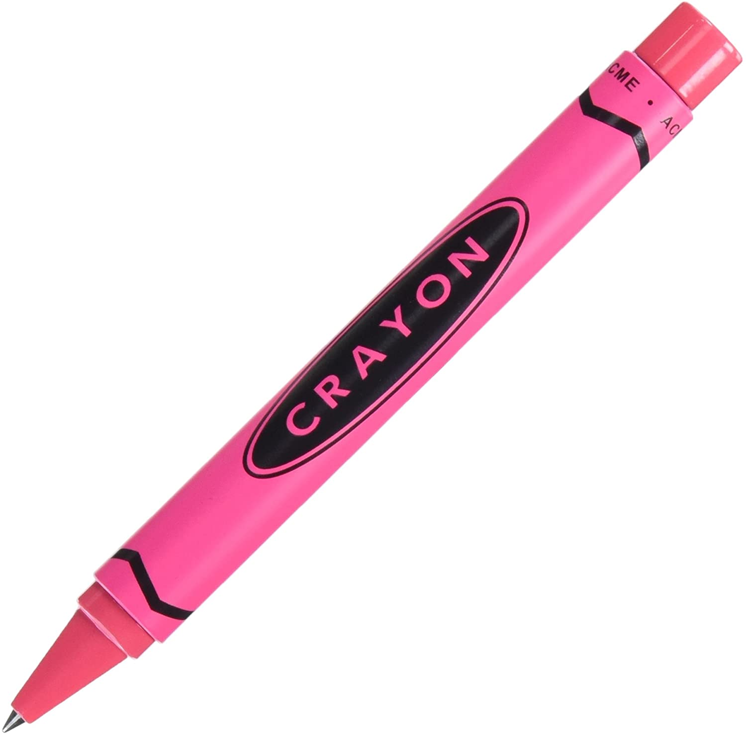 ACME Studio Crayon - Retractable Roller Ball Pen by Adrian Olabuenaga. Blue/Pink/Red/Purple/Teal/Yellow