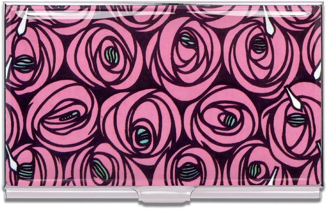 ACME Studio Roses and Teardrops Business Card Case by Charles Rennie Mackintosh (CCM02BC) - Design and Grace