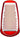 A di Alessi Parmenide Cheese Grater - Red/Ice/Black - Design and Grace