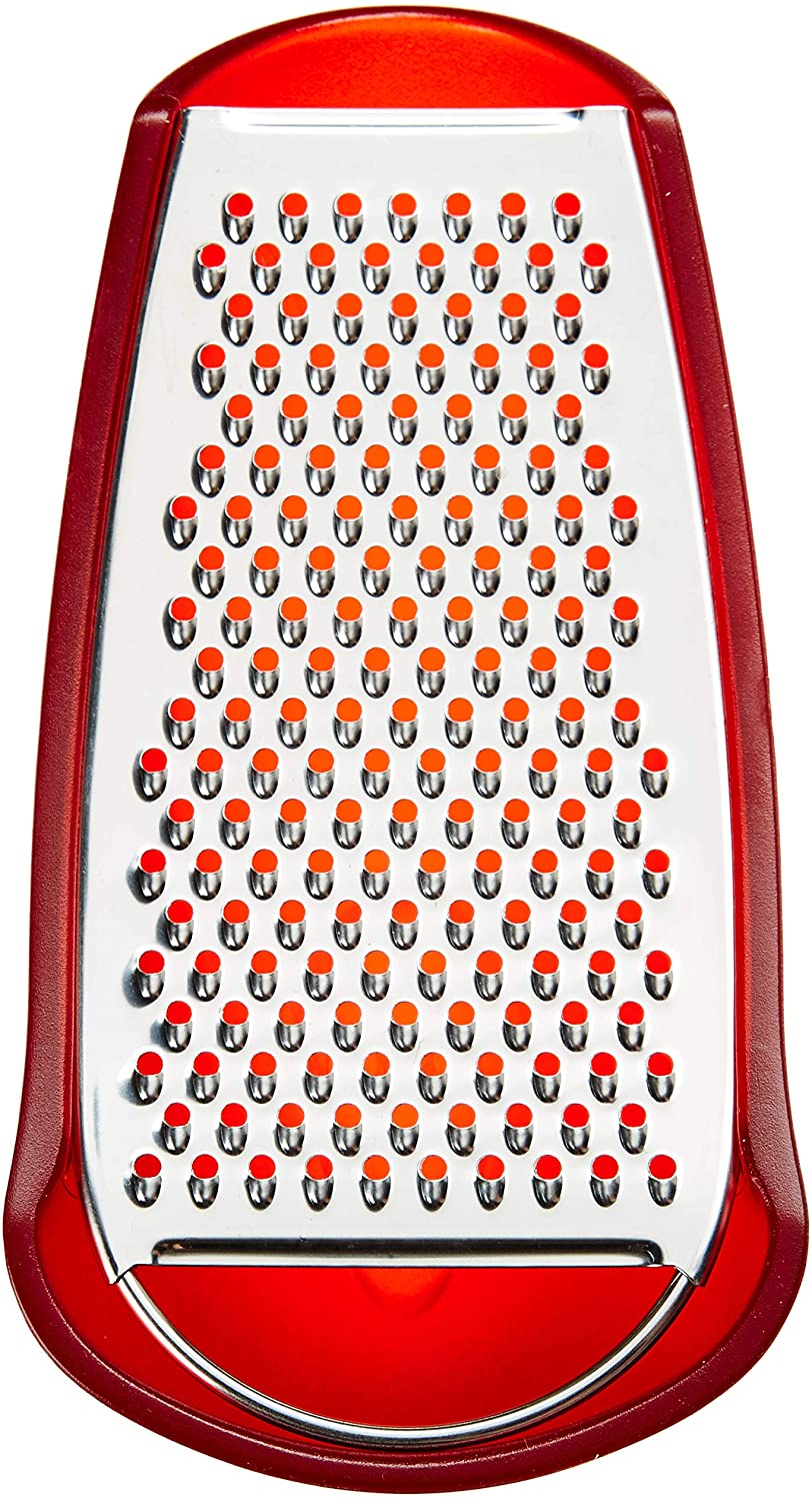 A di Alessi Parmenide Cheese Grater - Red/Ice/Black - Design and Grace