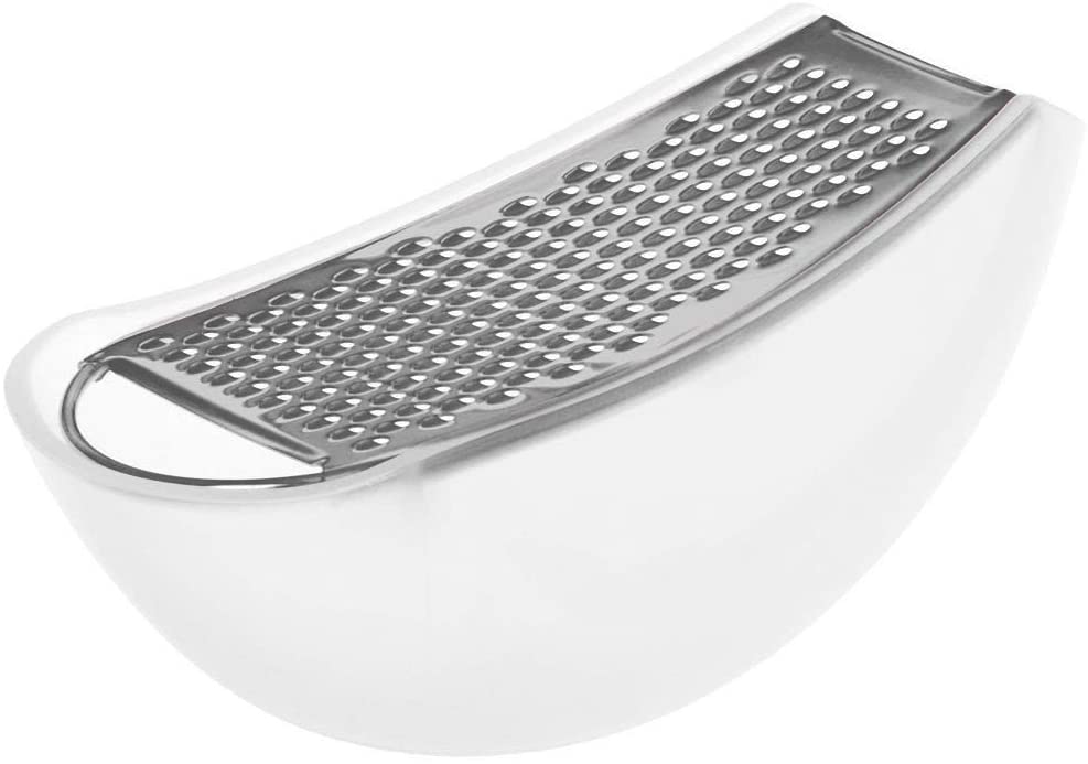 A di Alessi Parmenide Cheese Grater - Red/Ice/Black - Design and Grace