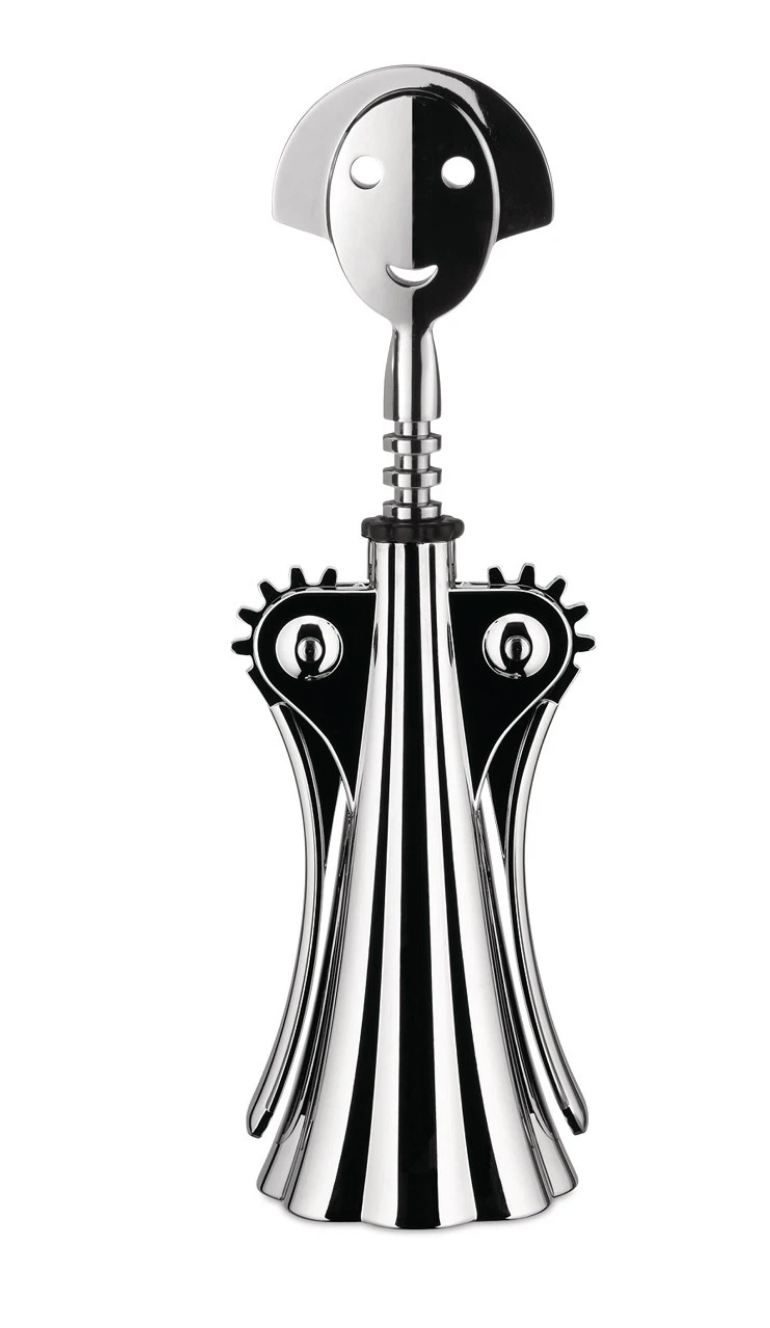 Alessi "Anna G" Corkscrew by Alessandro Mendini - Polished Zamak - Design and Grace