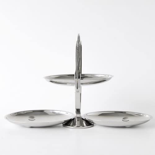Alessi Anna Gong Folding Cake Stand - Silver - Design and Grace