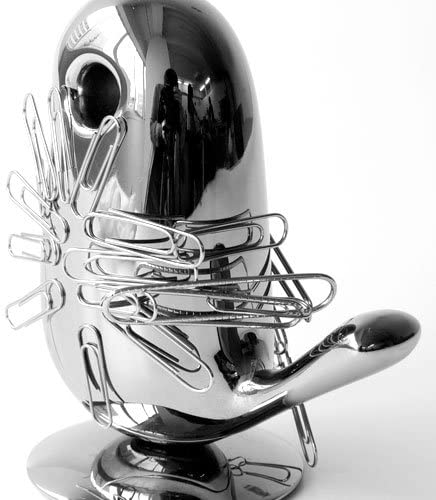 Alessi "Chip Magnetic Paper Clip Holder in Chrome Plated Zamak - Design and Grace