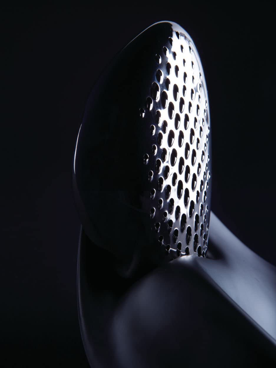 Alessi Forma Cheese Grater - Steel - Black. ZH03 - Design and Grace