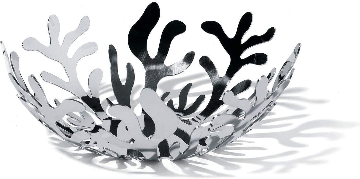 Alessi Mediterraneo 8-1/4-Inch Fruit Holder - Stainless Steel - Design and Grace
