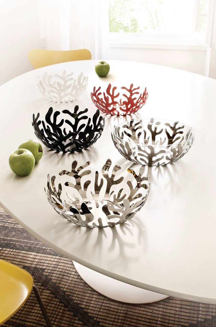 Alessi Mediterraneo 8-1/4-Inch Fruit Holder - Stainless Steel - Design and Grace