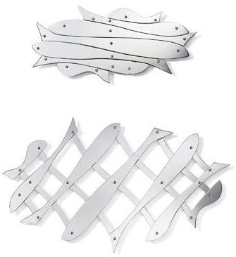 Alessi"Pescher" Extensible Trivet in 18/10 Stainless Steel Mirror Polished - Silver - Design and Grace