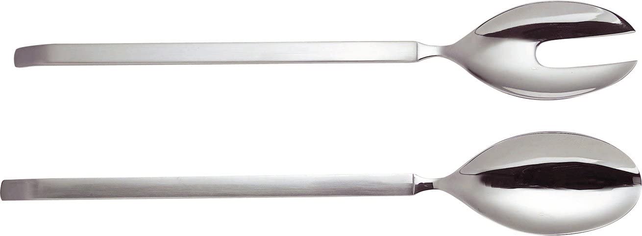 Alessi Dry Salad Set - Silver - Design and Grace
