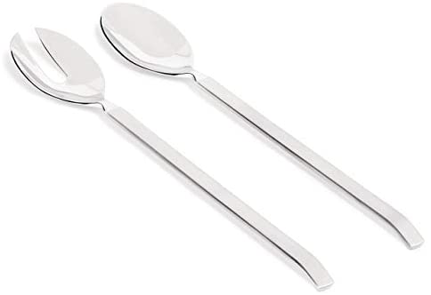Alessi Dry Salad Set - Silver - Design and Grace