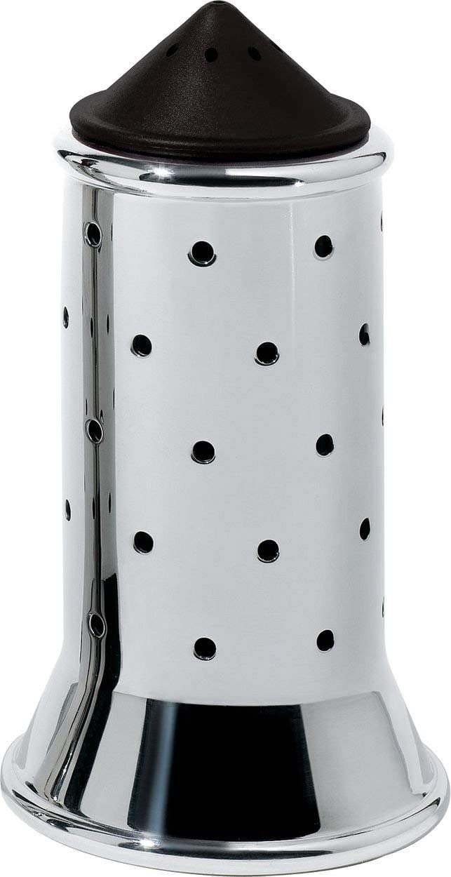 Alessi B Salt Castor - Black - Design and Grace