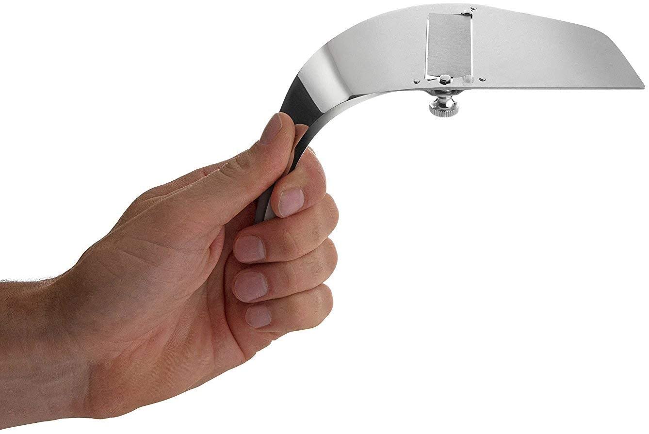 Alessi UNS04 Alba Truffle Slicer- Steel - Design and Grace
