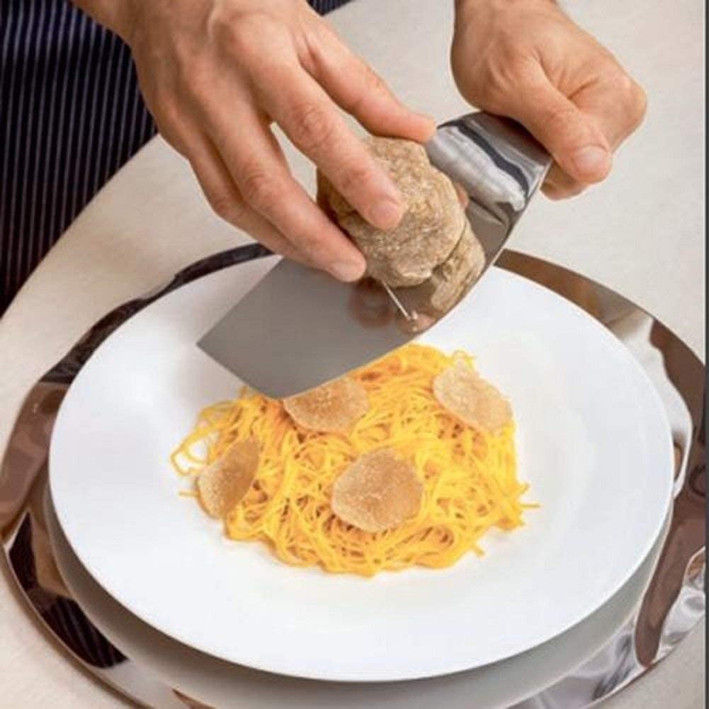 Alessi UNS04 Alba Truffle Slicer- Steel - Design and Grace