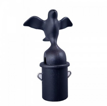Alessi Bird Whistle for Michael Graves 9093 Kettle - Black/Red/Bright White/Gold - Design and Grace