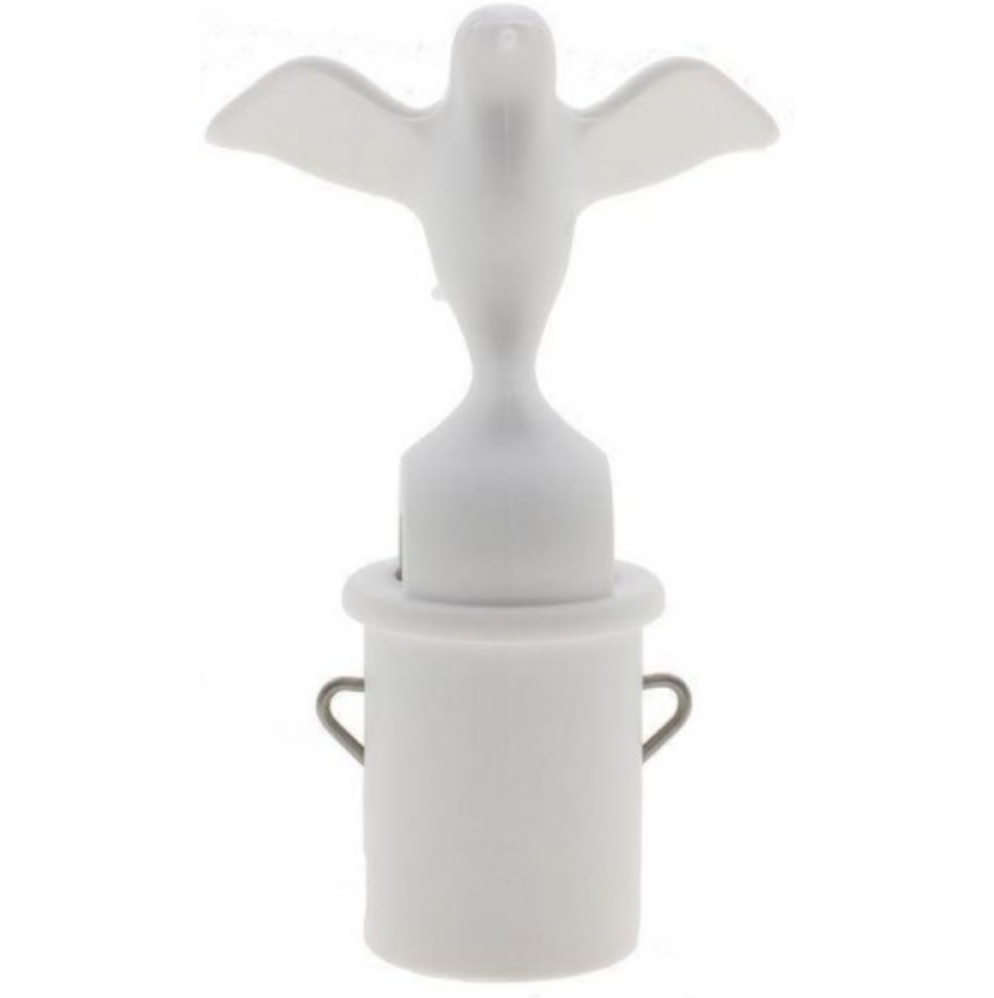 Alessi Bird Whistle for Michael Graves 9093 Kettle - Black/Red/Bright White/Gold - Design and Grace