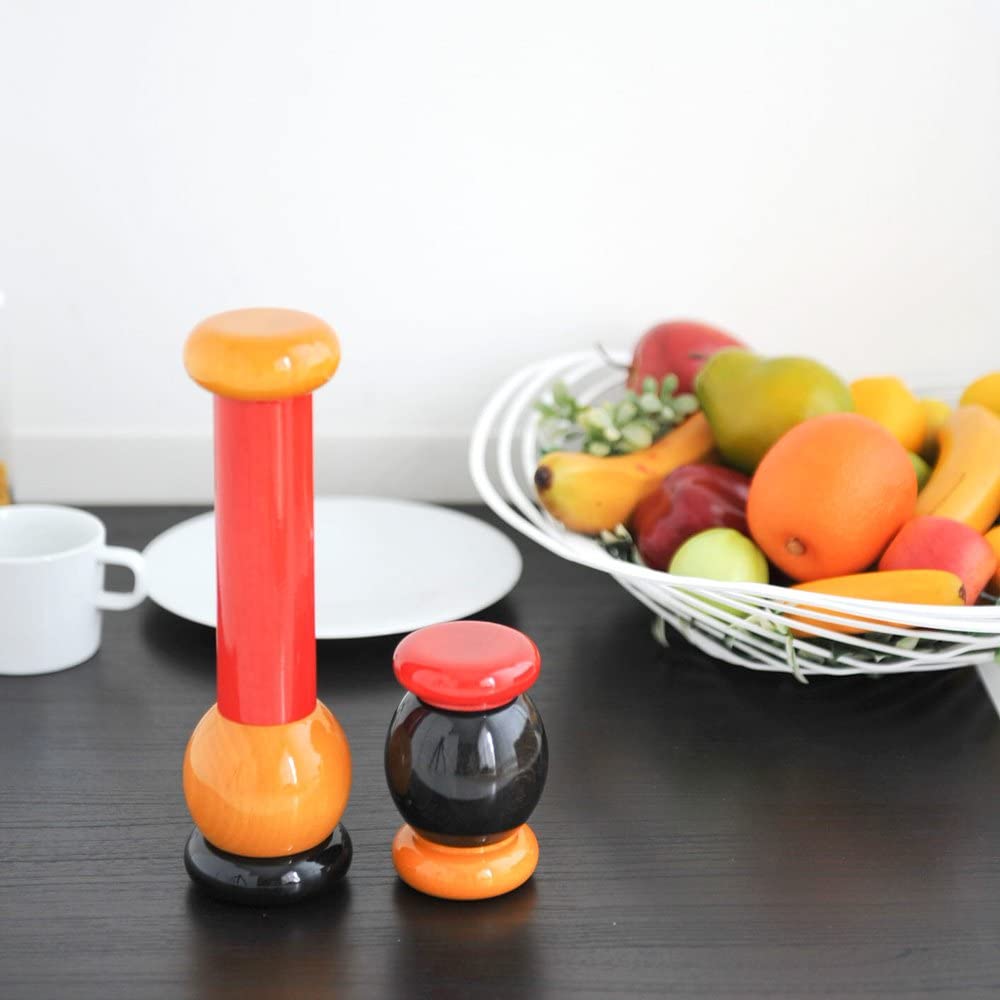 Alessi | Design Wooden Pepper Mill - Red - Design and Grace