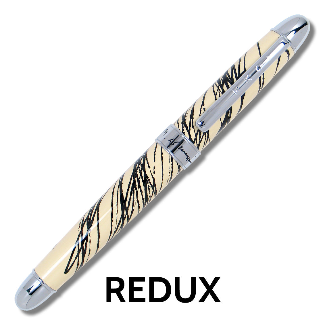 ACME Studio Scrawls Cream Rollerball Pen By Michele De Lucchi (PMD02R) - Design and Grace