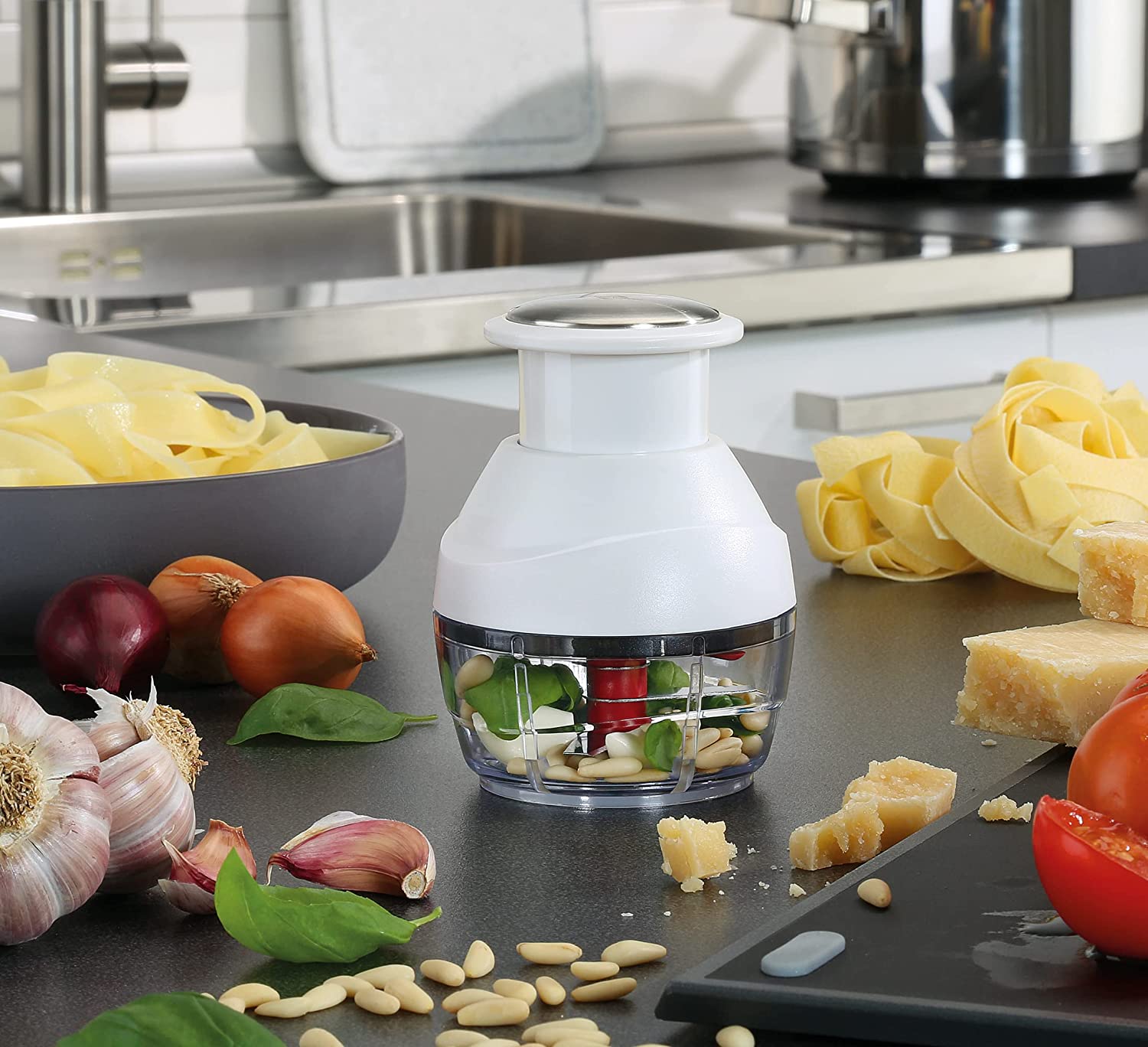 Küchenprofi Push Vegetable and Fruit Multi Chopper