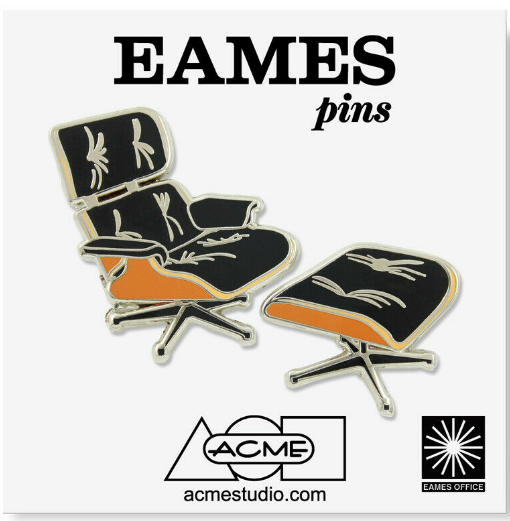 ACME Studio "Lounge Chair" Pin by CHARLES & RAY EAMES