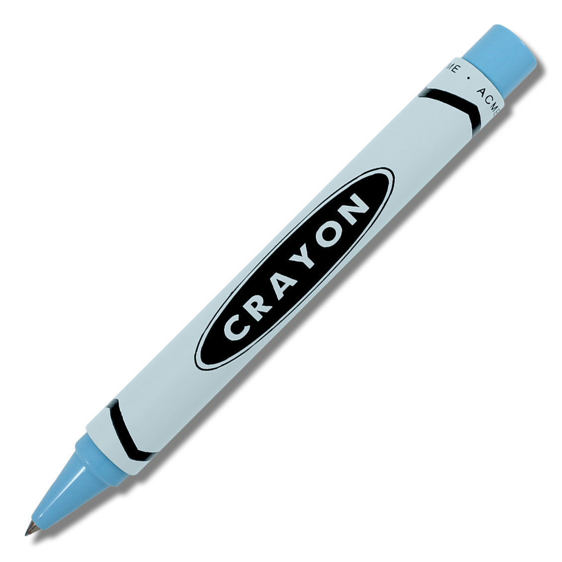 ACME Studio Crayon - Retractable Roller Ball Pen by Adrian Olabuenaga. Blue/Pink/Red/Purple/Teal/Yellow