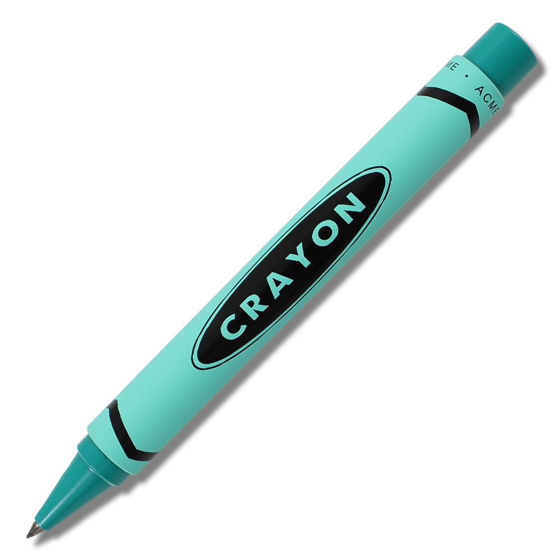 ACME Studio Crayon - Retractable Roller Ball Pen by Adrian Olabuenaga. Blue/Pink/Red/Purple/Teal/Yellow