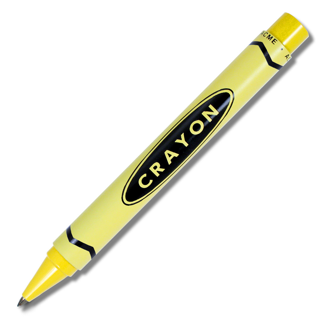 ACME Studio Crayon - Retractable Roller Ball Pen by Adrian Olabuenaga. Blue/Pink/Red/Purple/Teal/Yellow