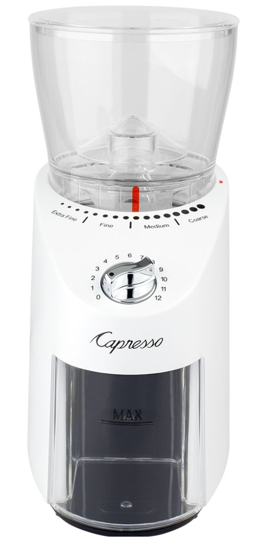 Capresso Infinity Plus Conical Burr Grinder - White