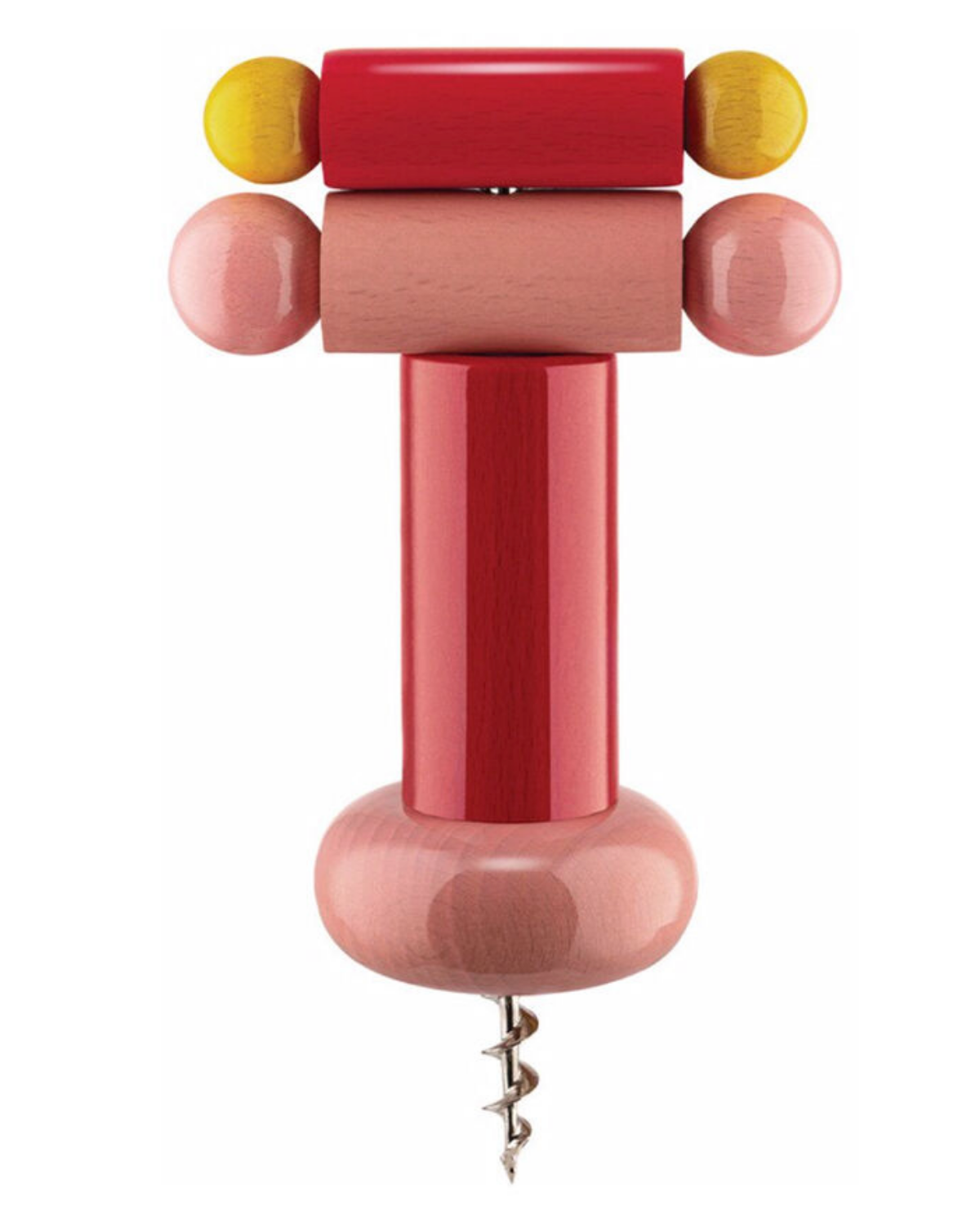 Alessi Ettore Sottsass ES17 Corkscrew - Assorted Colors - Design and Grace