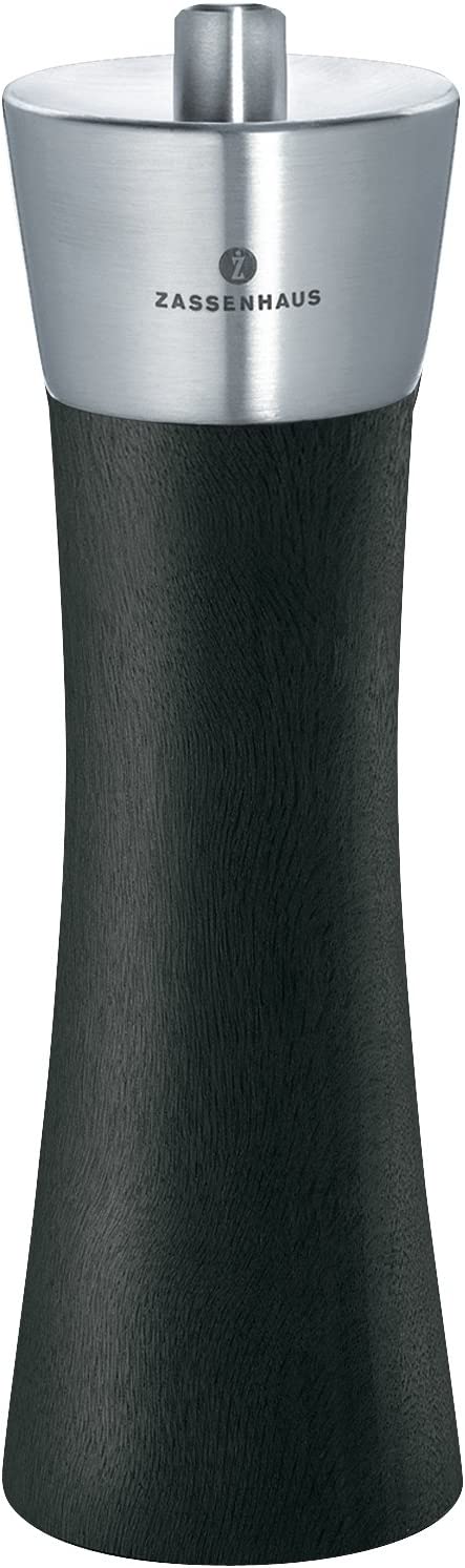 Zassenhaus Augsburg Pepper Grinder Mill, 7-Inch - Black or White